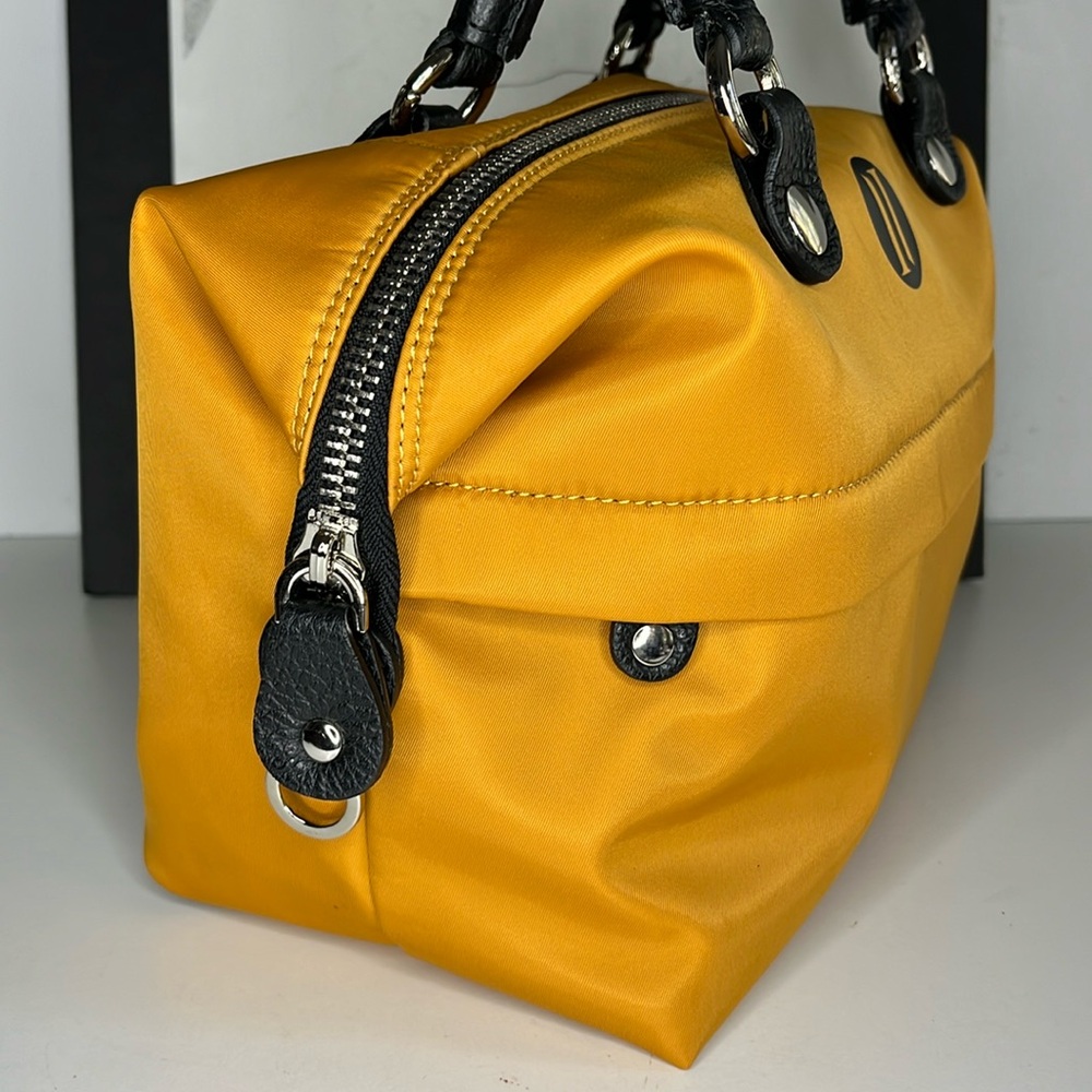 Italian Idea Convertible Nylon Yellow Bag